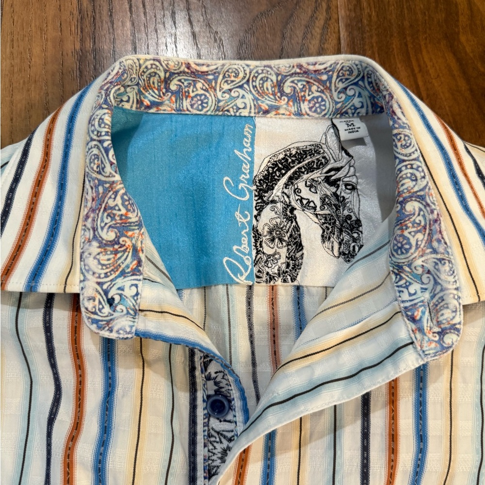 Robert Graham Multicolor Striped Shirt